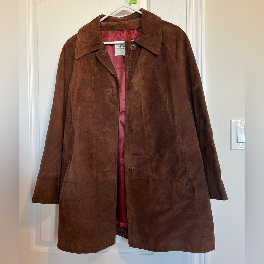 Vintage Leather Jacket by The Old Mill made in Blyth, Ontario Canada